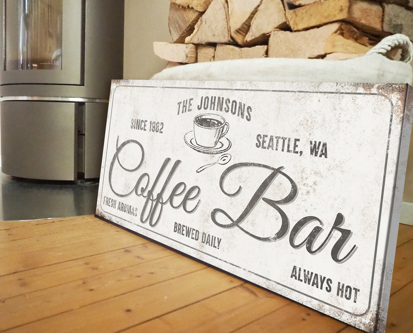 CUSTOM COFFEE BAR SIGN