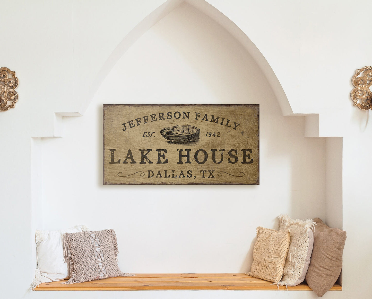 CUSTOM LAKE HOUSE SIGN