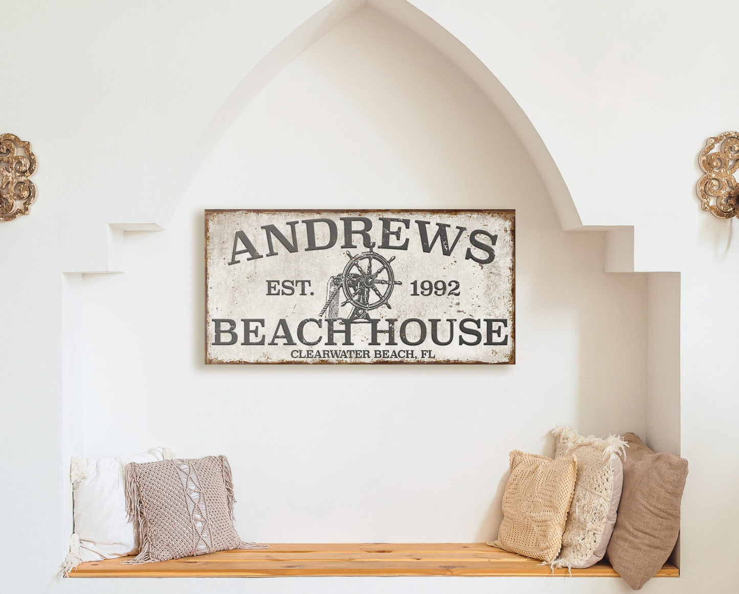 CUSTOM BEACH HOUSE SIGN