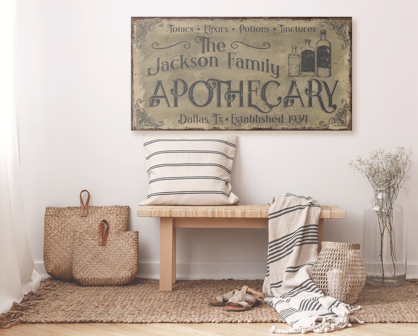 CUSTOM APOTHECARY SIGN