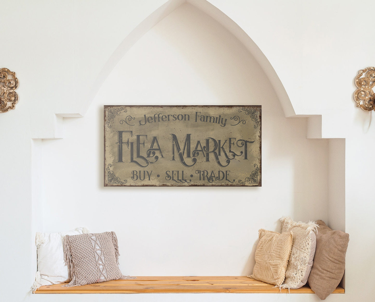 CUSTOM FLEA MARKET SIGN