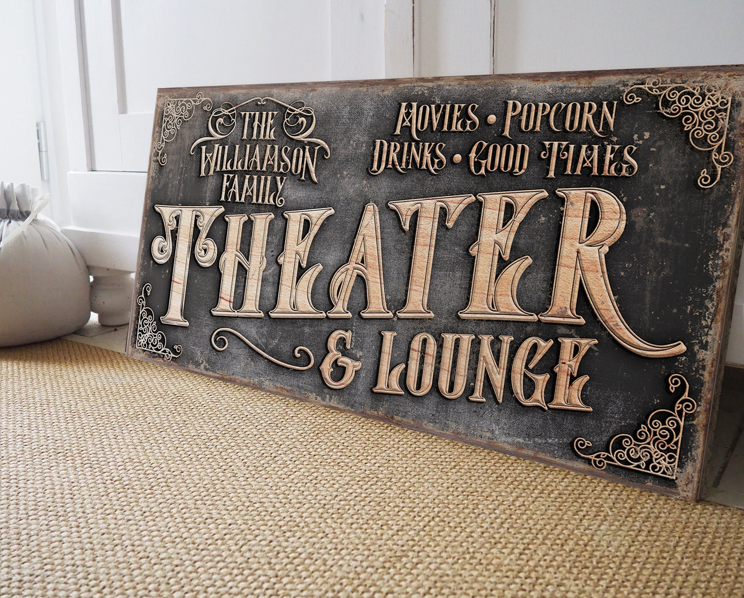 CUSTOM THEATER AND LOUNGE SIGN