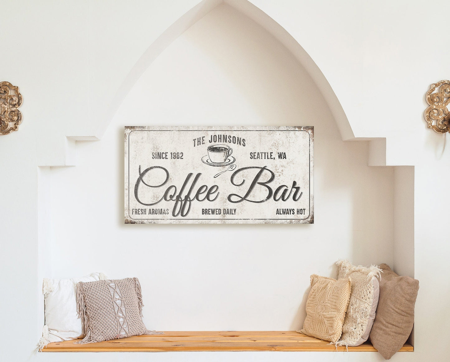 CUSTOM COFFEE BAR SIGN