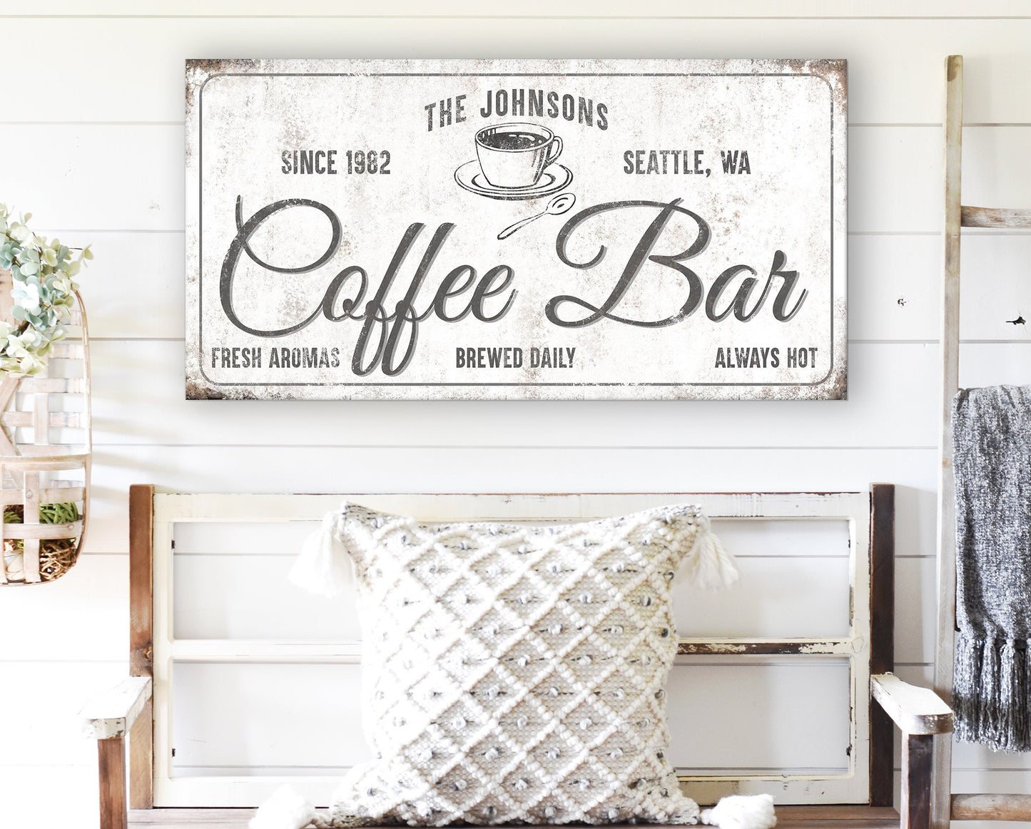CUSTOM COFFEE BAR SIGN