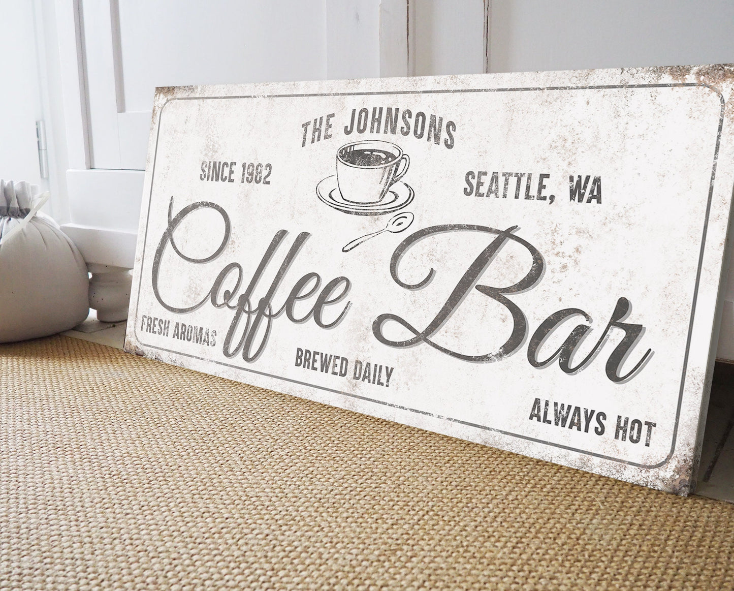 CUSTOM COFFEE BAR SIGN