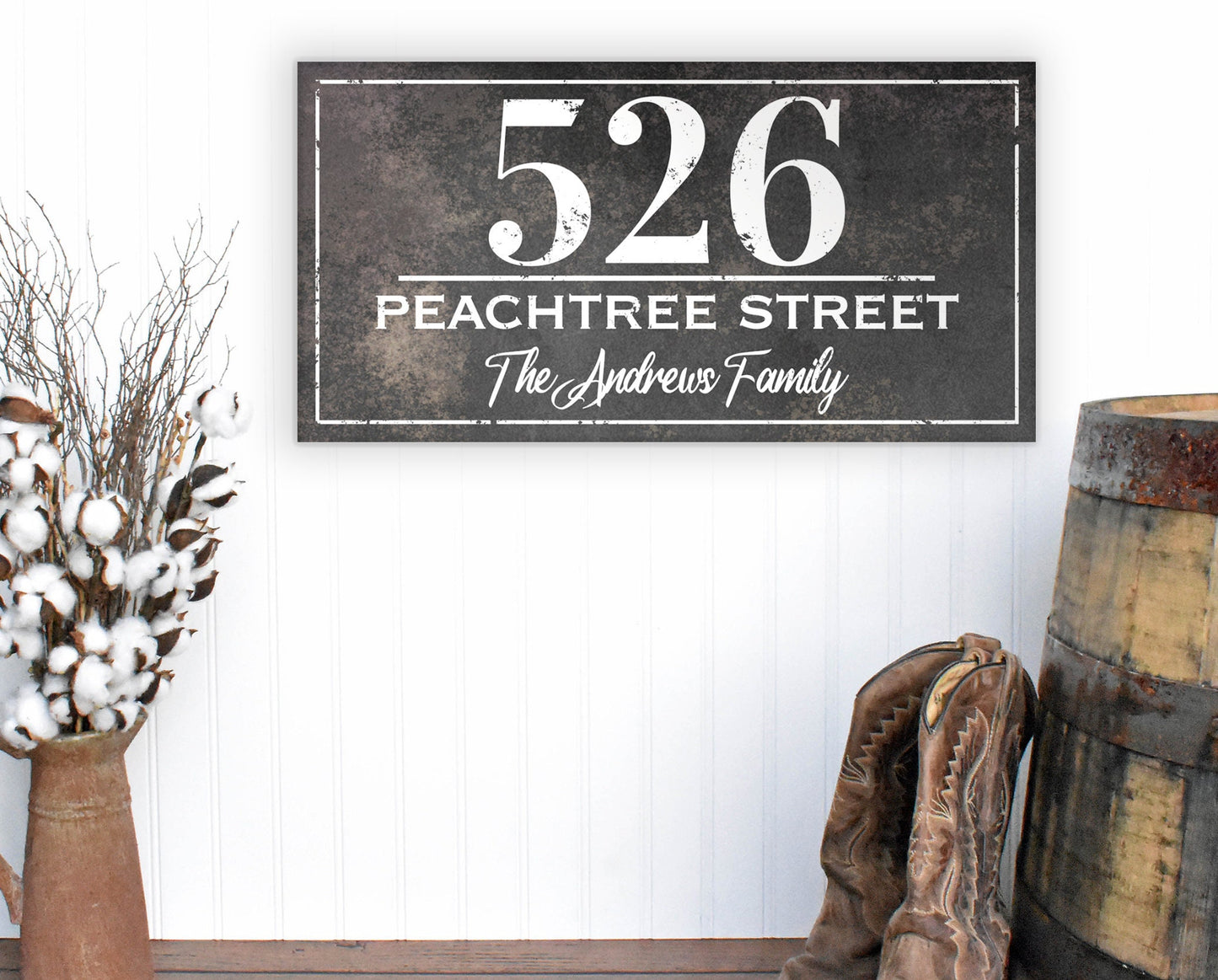 CUSTOM ADDRESS SIGN