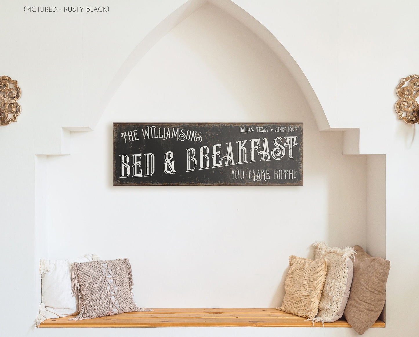 CUSTOM BED AND BREAKFAST SIGN