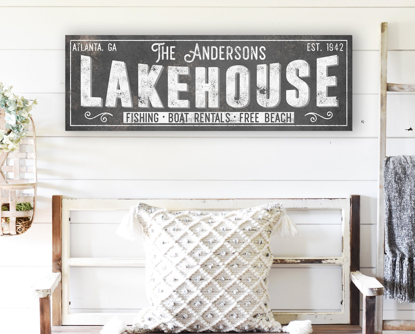 CUSTOM LAKE HOUSE SIGN