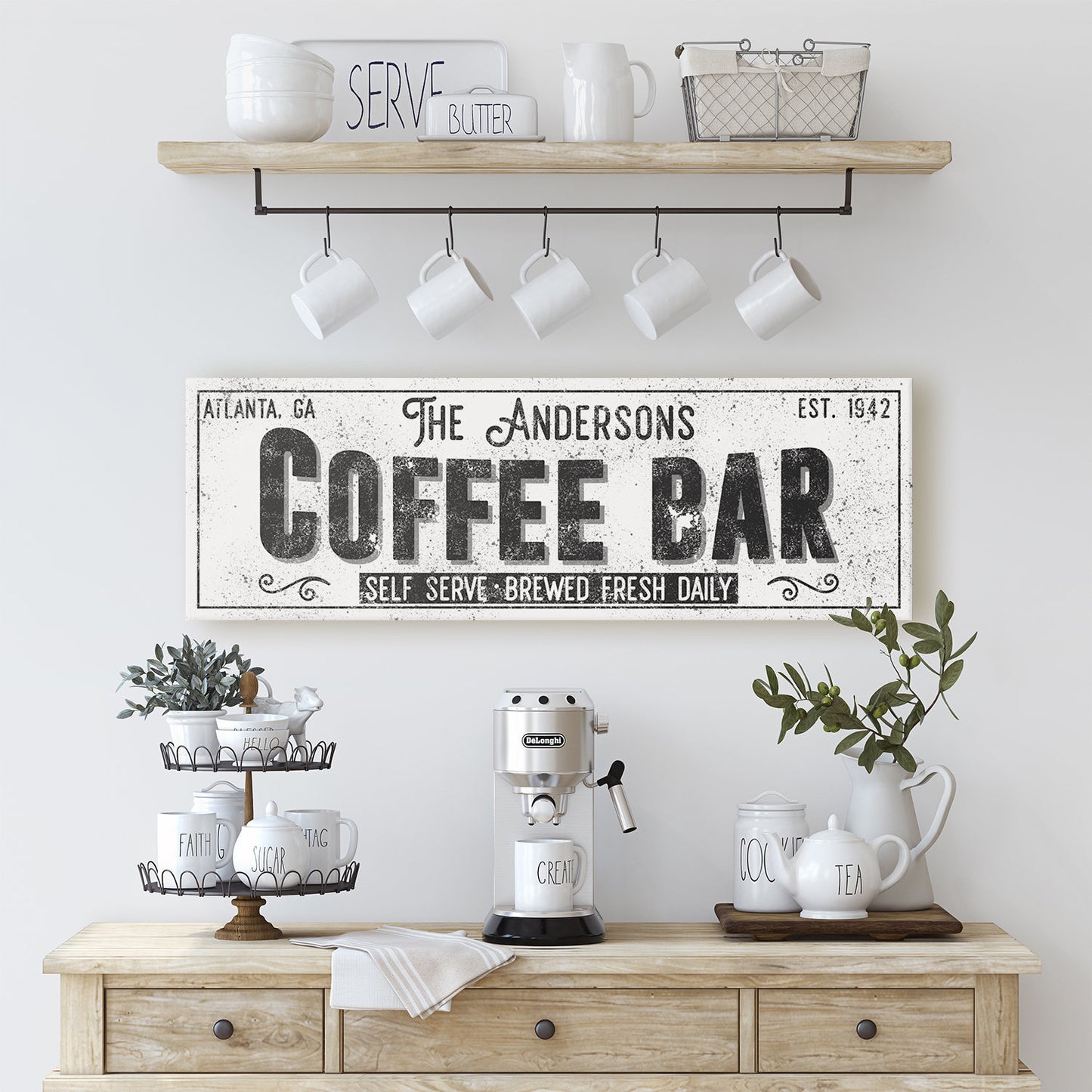 CUSTOM COFFEE BAR SIGN