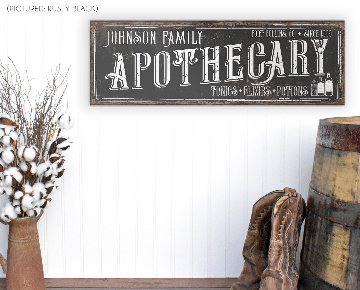 CUSTOM APOTHECARY SIGN