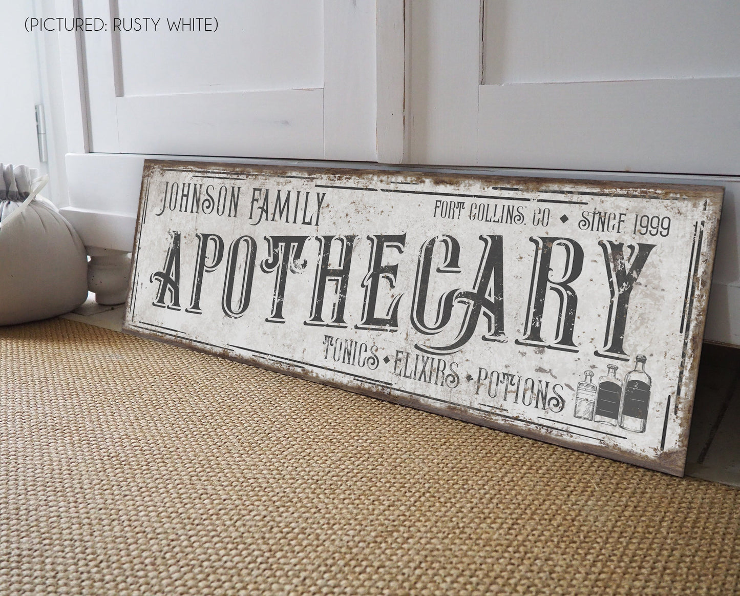 CUSTOM APOTHECARY SIGN