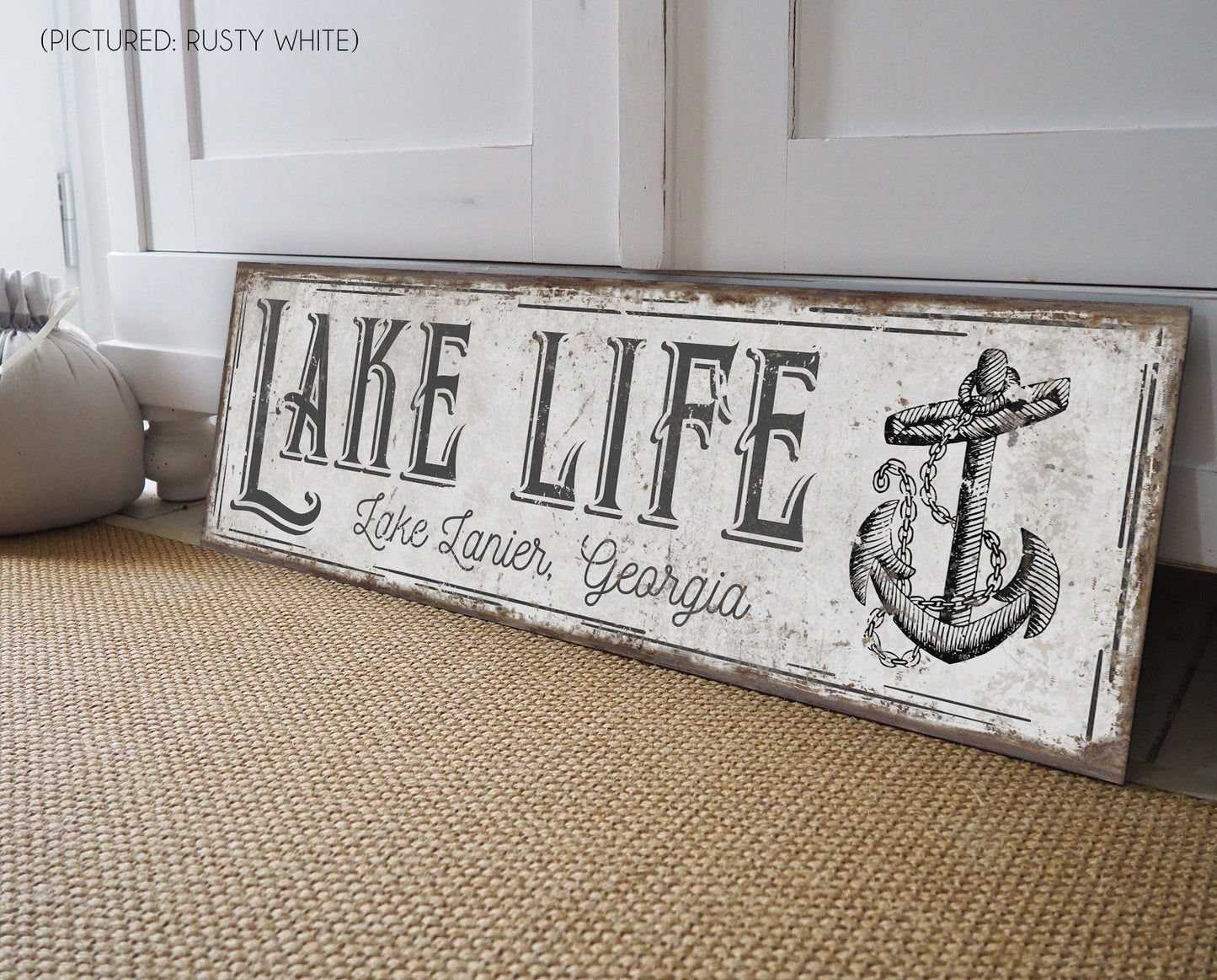 CUSTOM LAKE LIFE SIGN