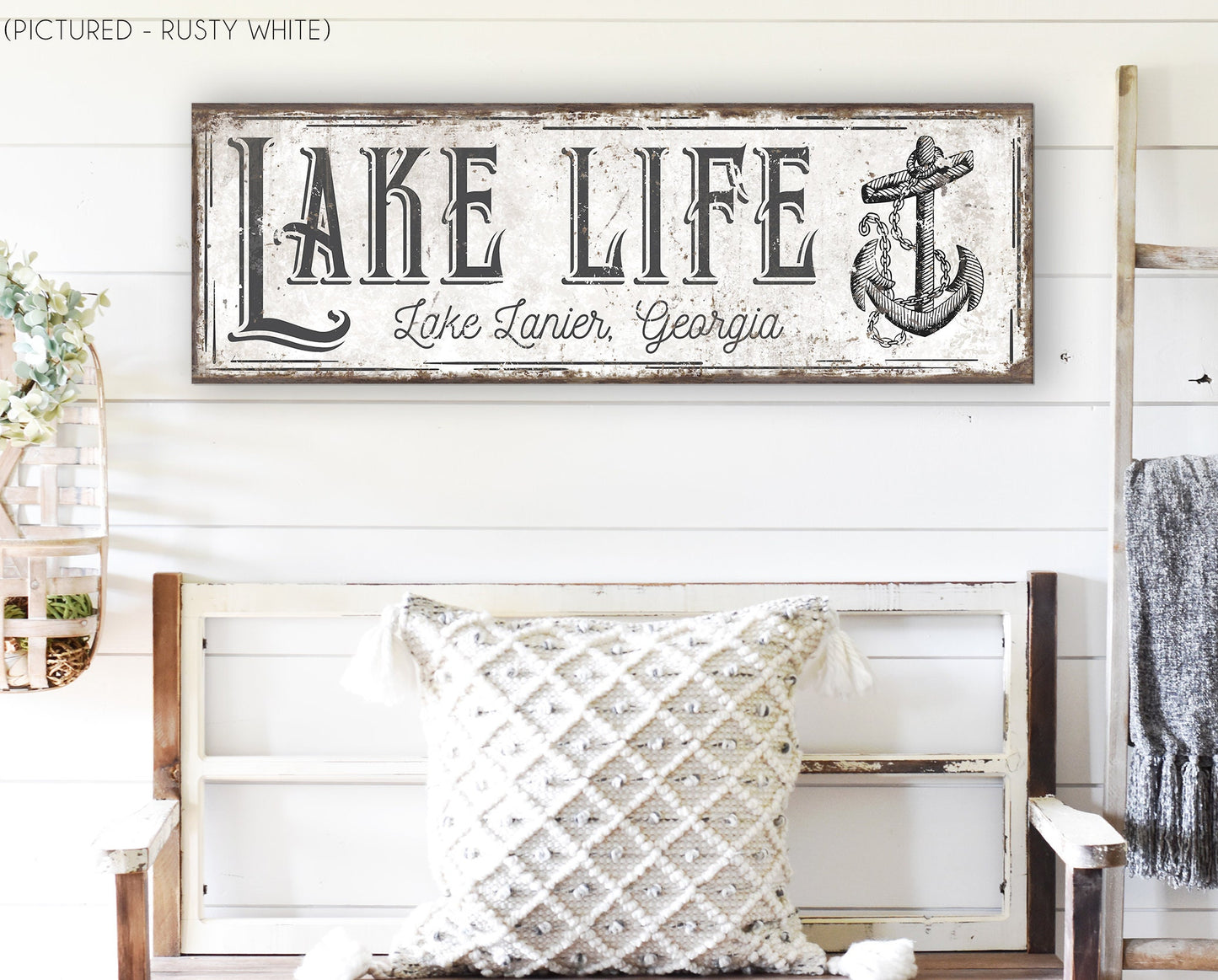 CUSTOM LAKE LIFE SIGN