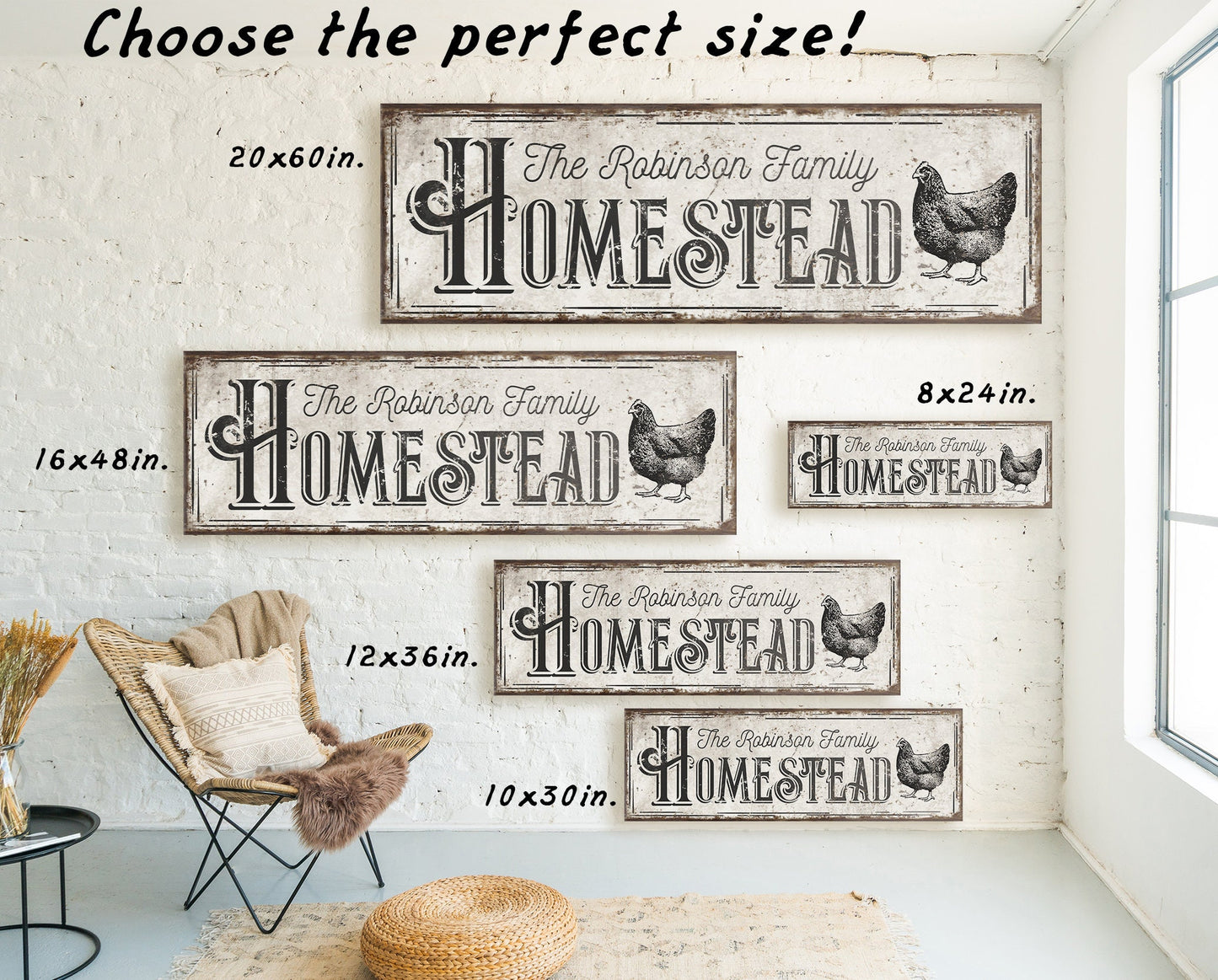 CUSTOM HOMESTEAD SIGN