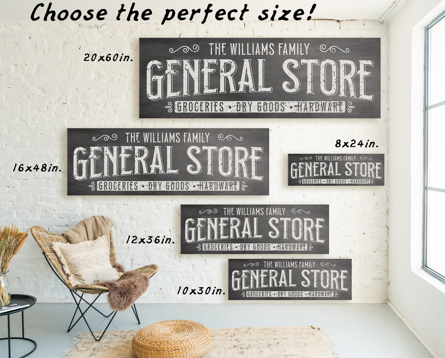 CUSTOM GENERAL STORE SIGN