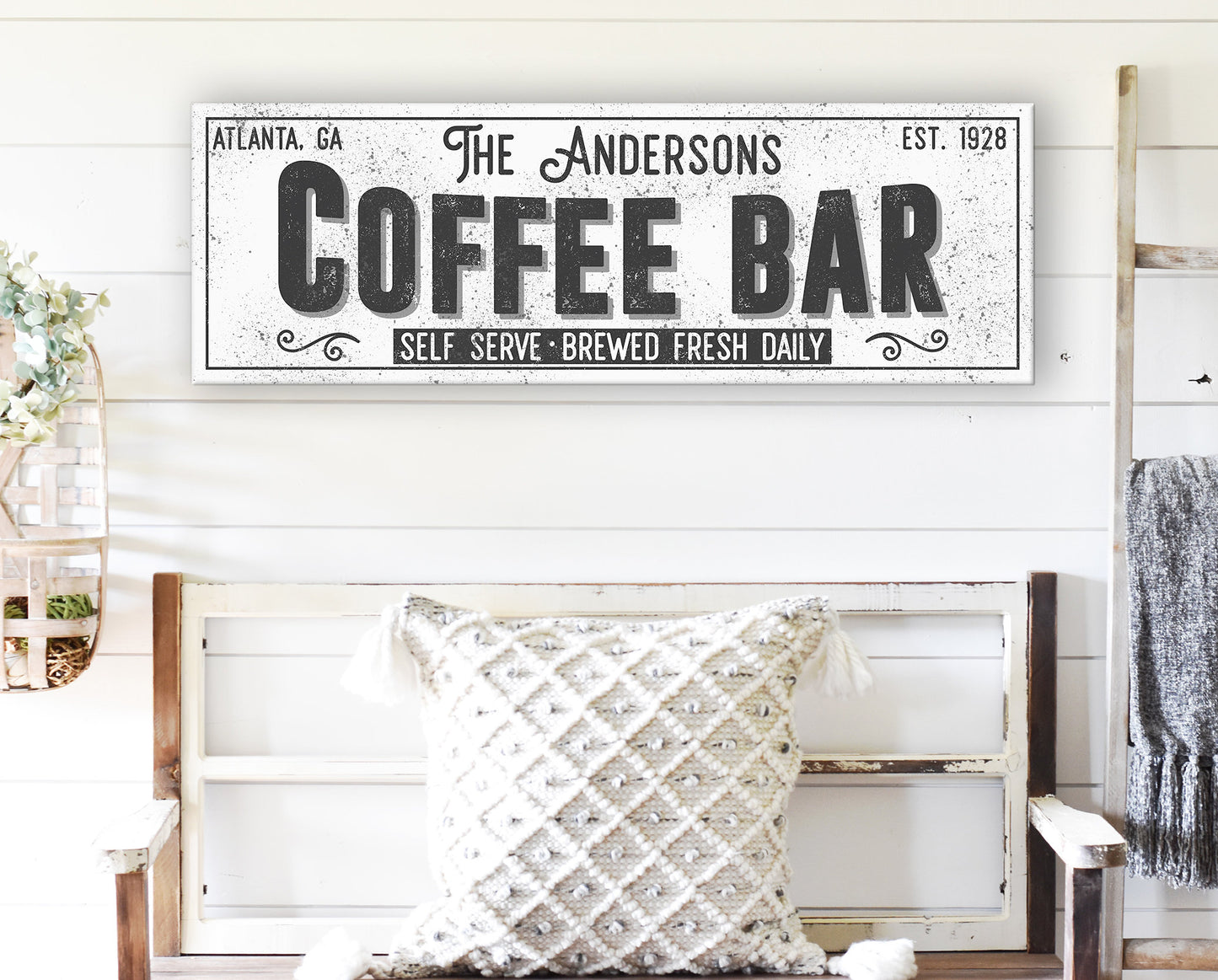CUSTOM COFFEE BAR SIGN
