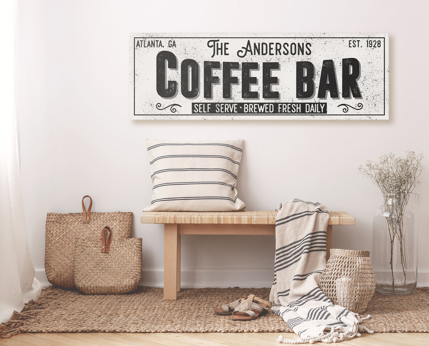 CUSTOM COFFEE BAR SIGN