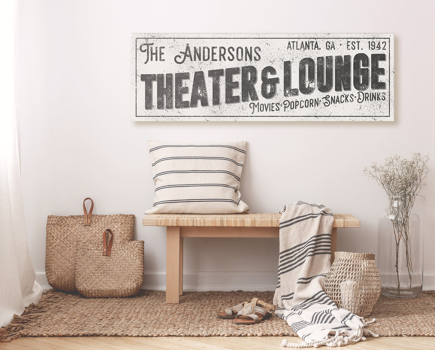 CUSTOM THEATER AND LOUNGE SIGN