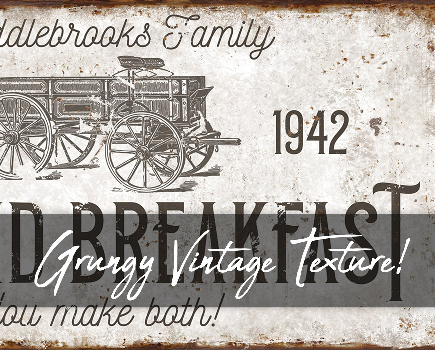 CUSTOM BED AND BREAKFAST SIGN