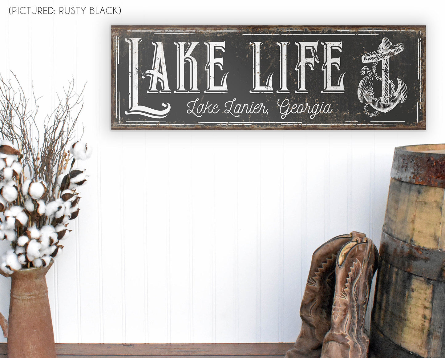 CUSTOM LAKE LIFE SIGN