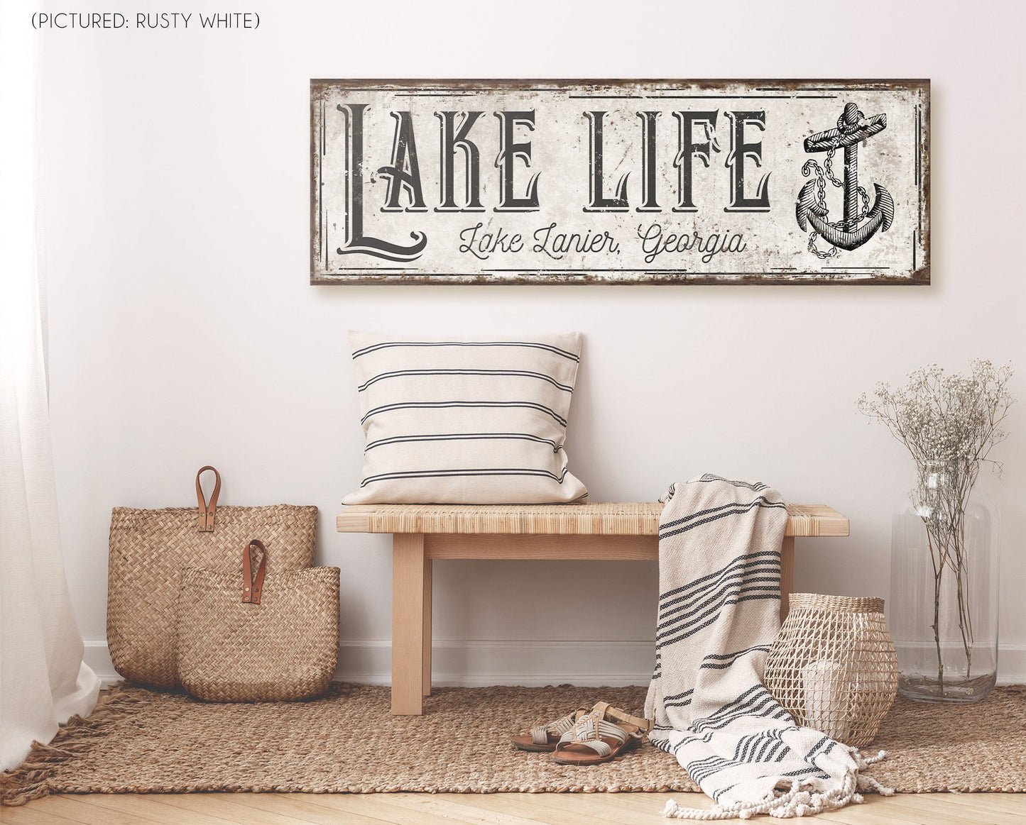 CUSTOM LAKE LIFE SIGN