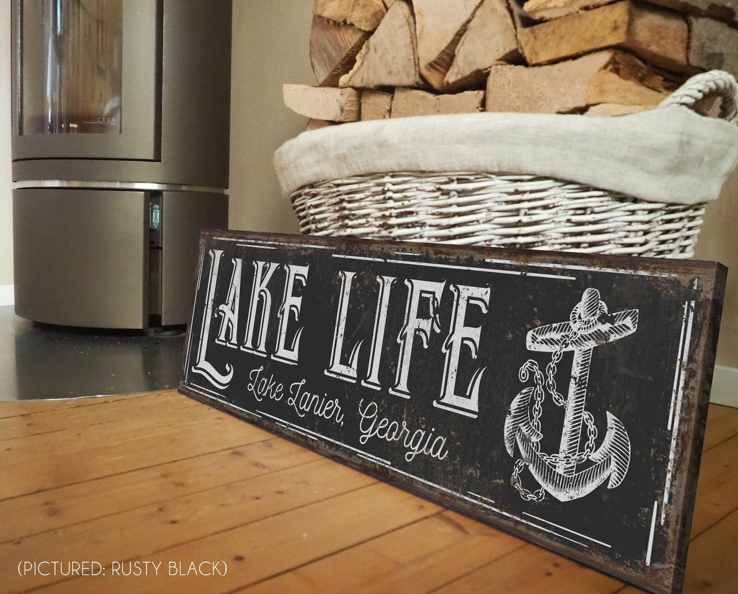 CUSTOM LAKE LIFE SIGN