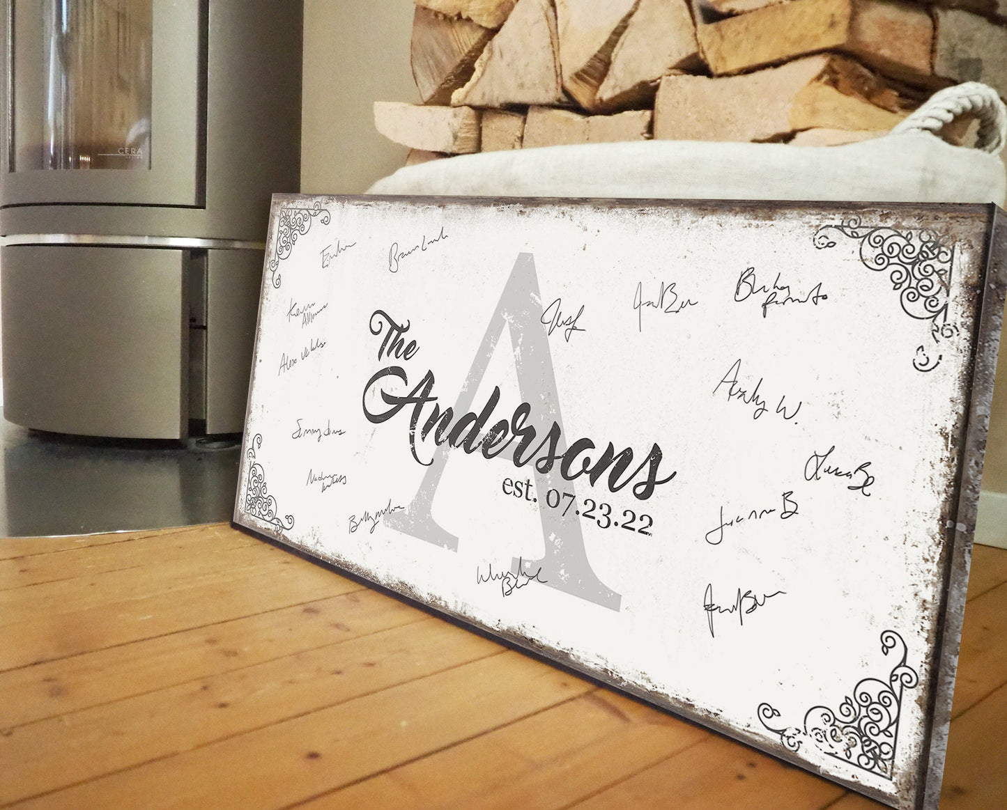 CUSTOM WEDDING GUESTBOOK ALTERNATIVE SIGN