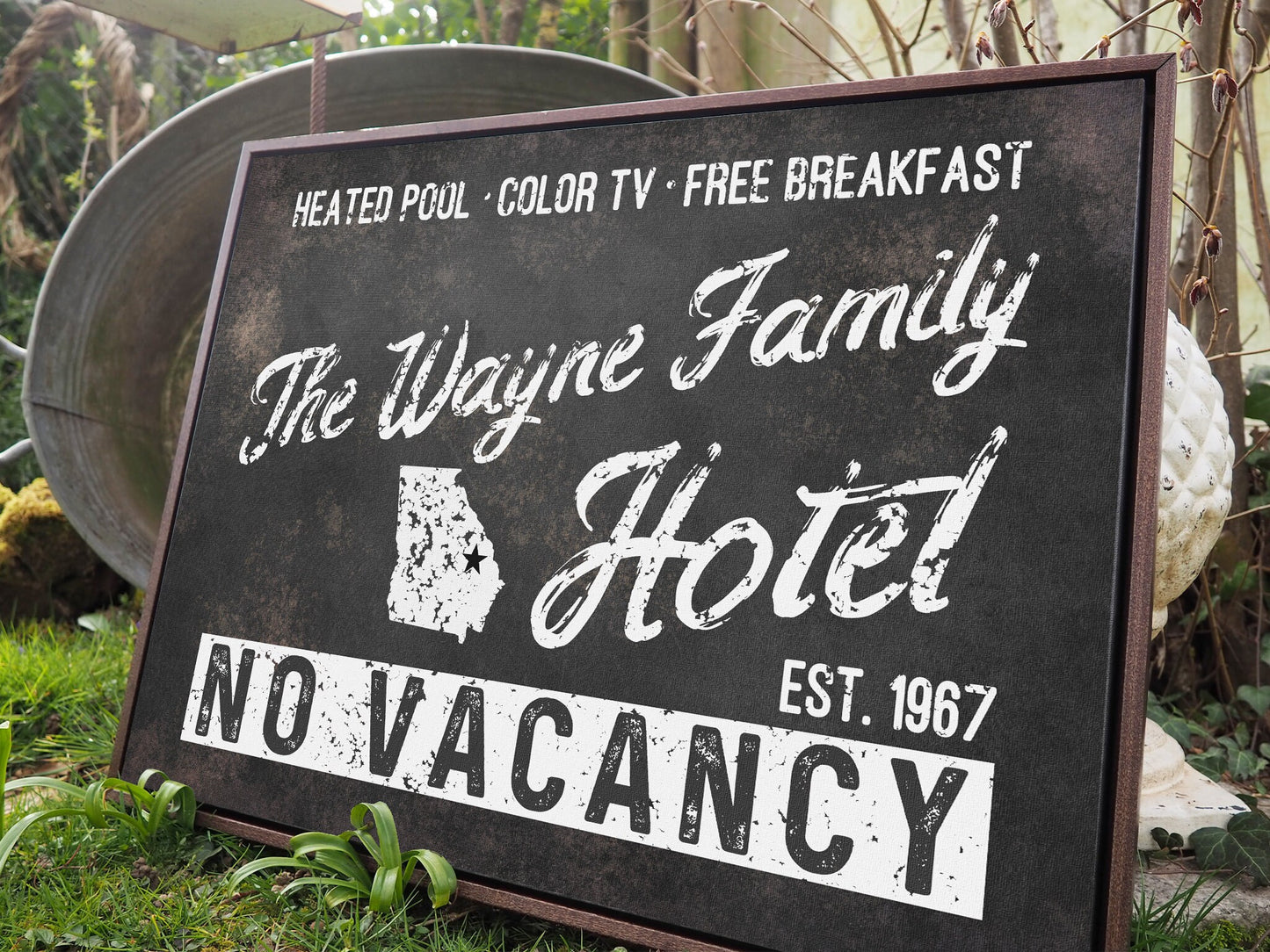 CUSTOM HOTEL SIGN