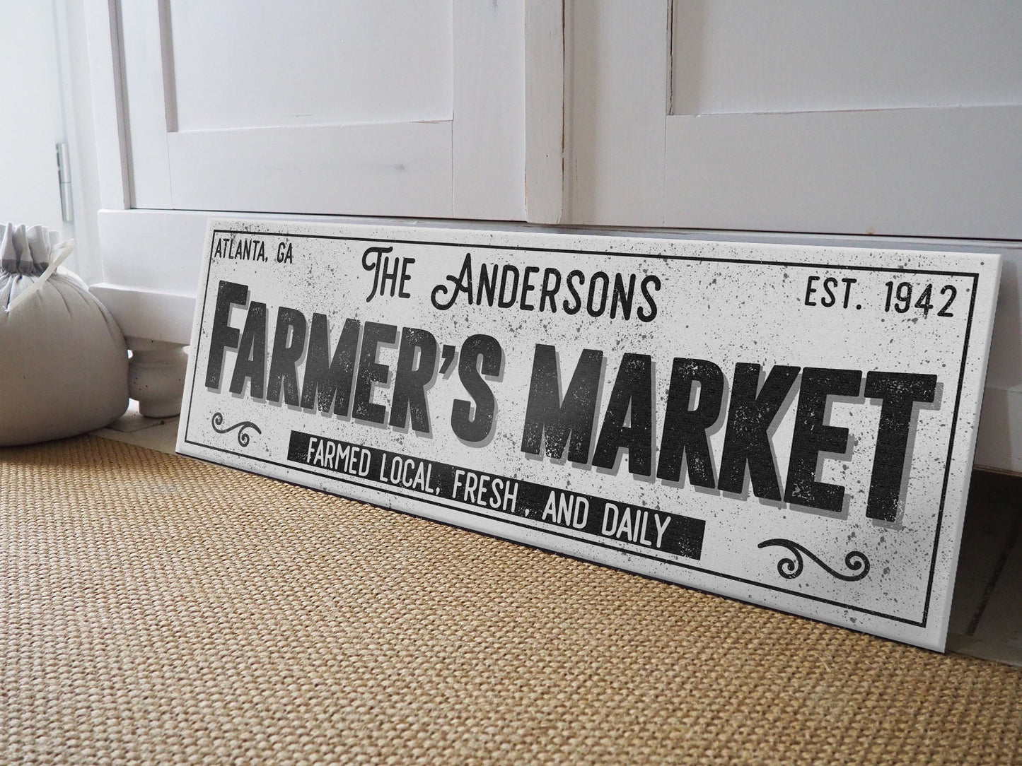 CUSTOM FARMERS MARKET SIGN