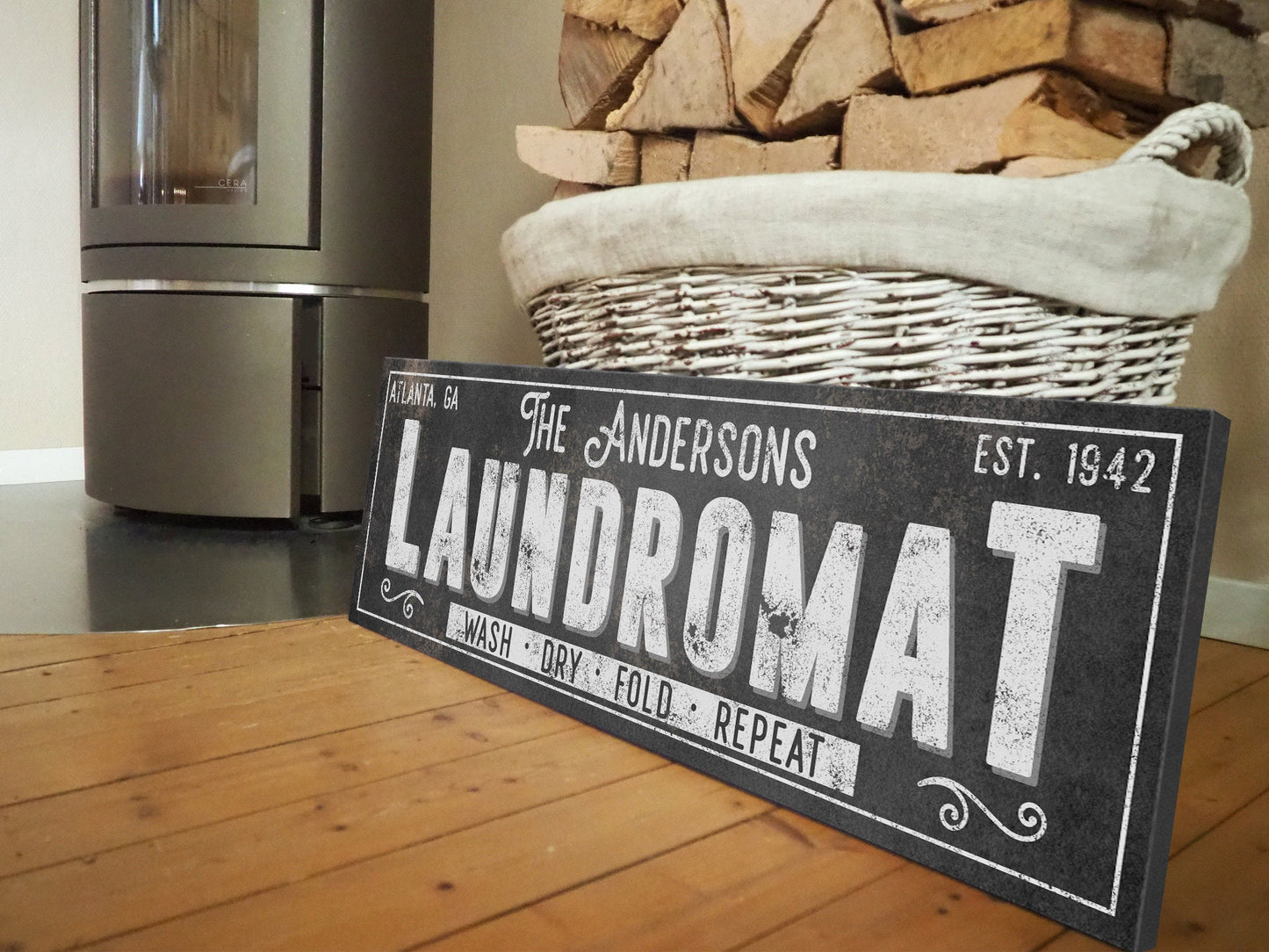 CUSTOM LAUNDROMAT SIGN