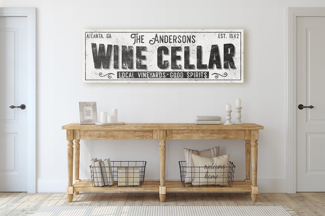 CUSTOM WINE ROOM SIGN