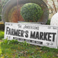 CUSTOM FARMERS MARKET SIGN