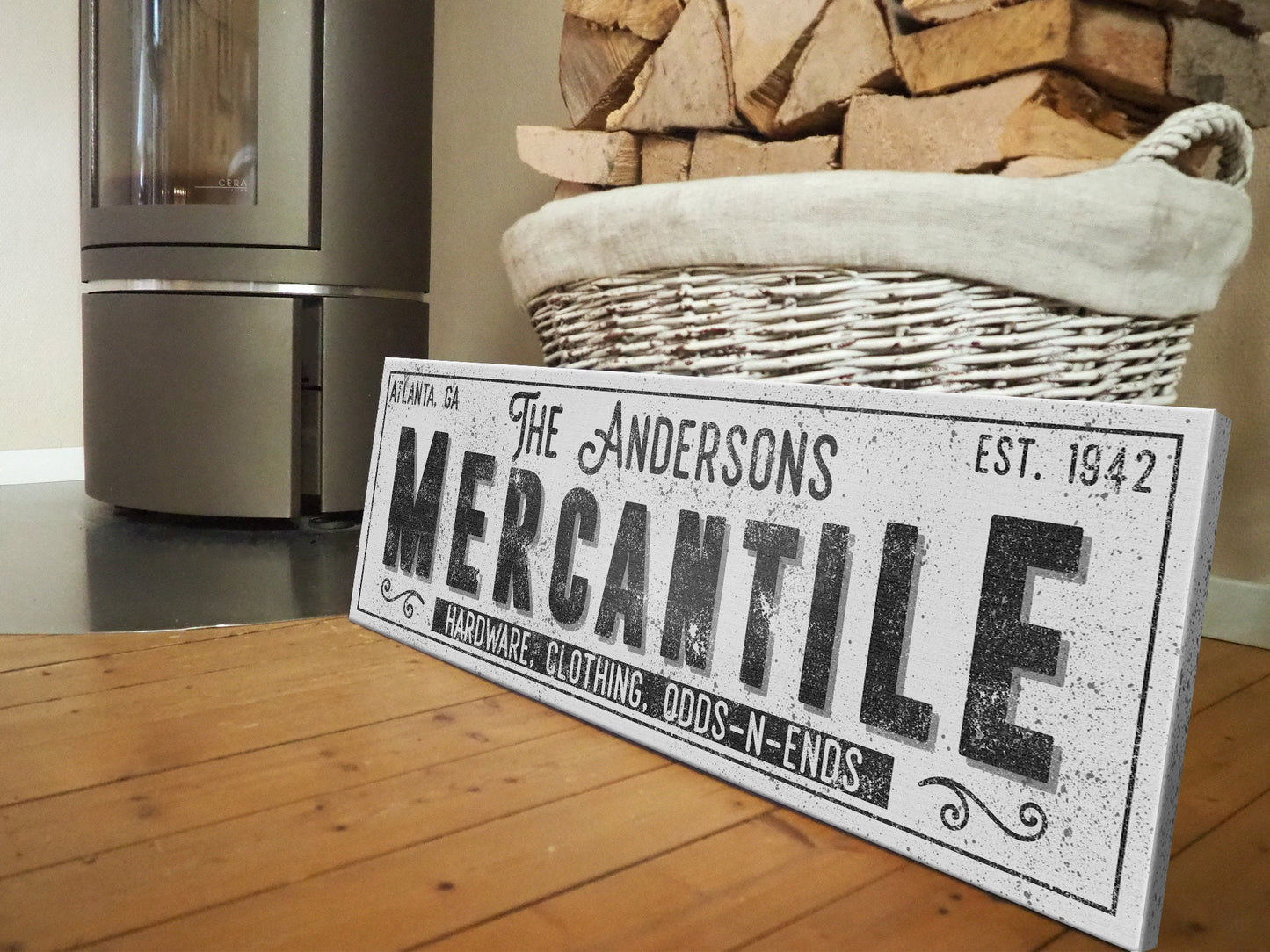 CUSTOM MERCANTILE SIGN