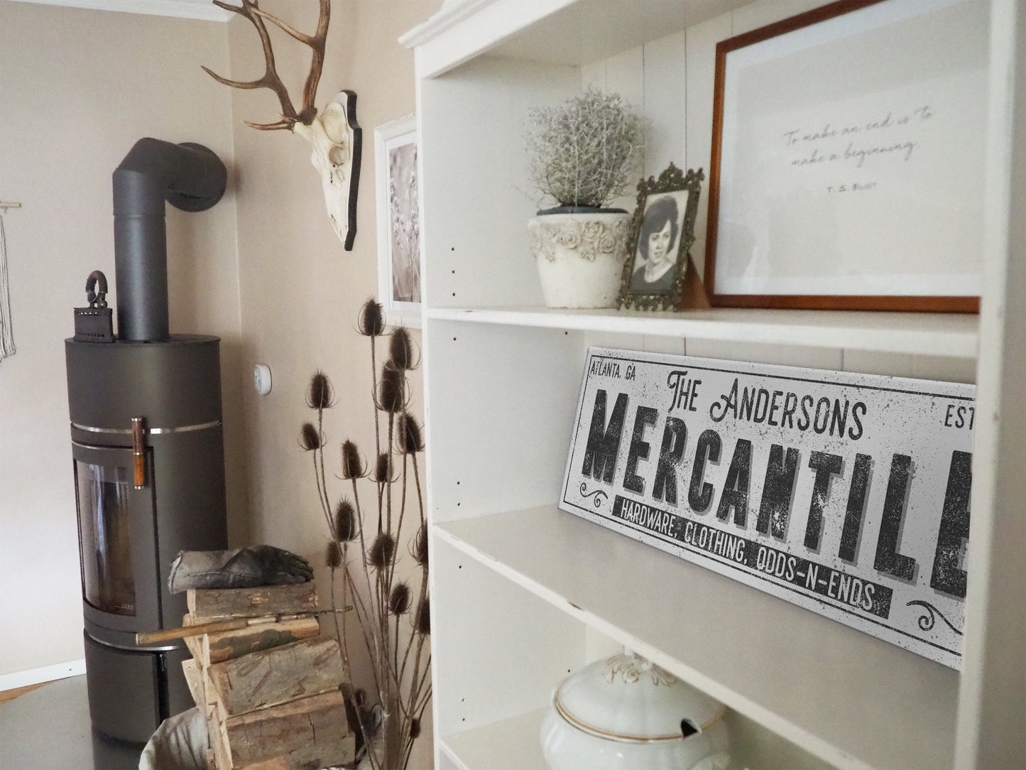 CUSTOM MERCANTILE SIGN