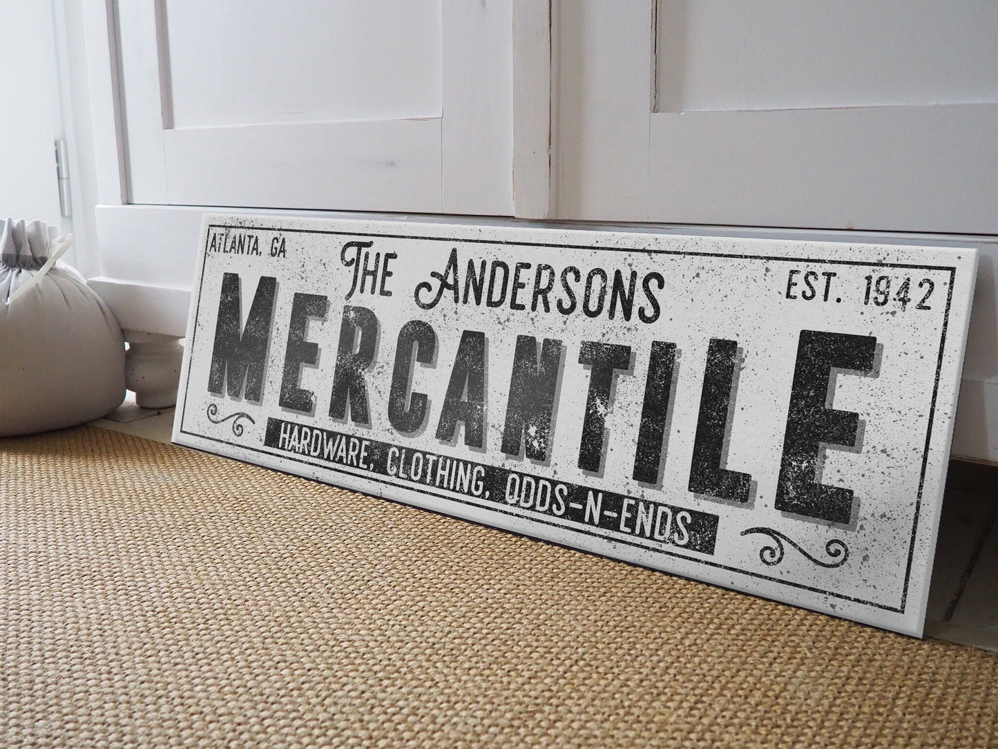 CUSTOM MERCANTILE SIGN