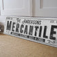 CUSTOM MERCANTILE SIGN