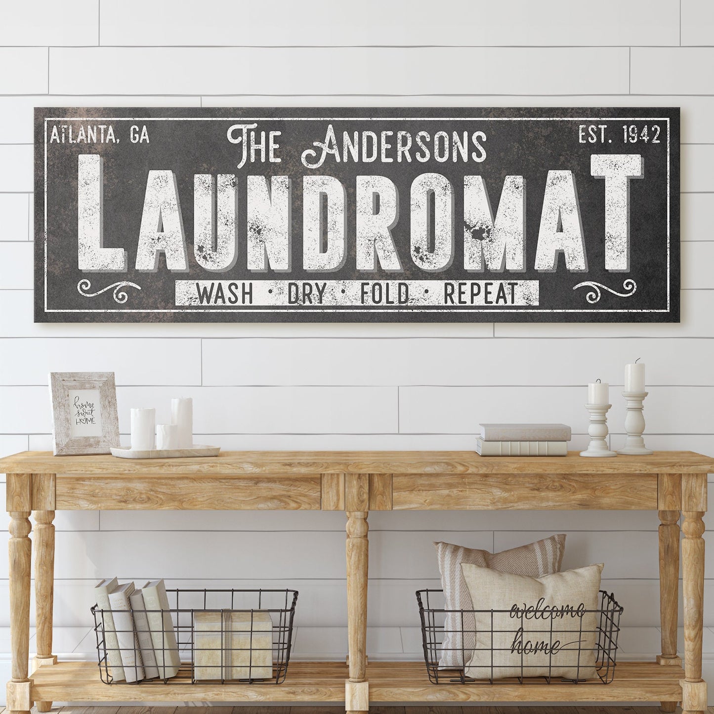 CUSTOM LAUNDROMAT SIGN