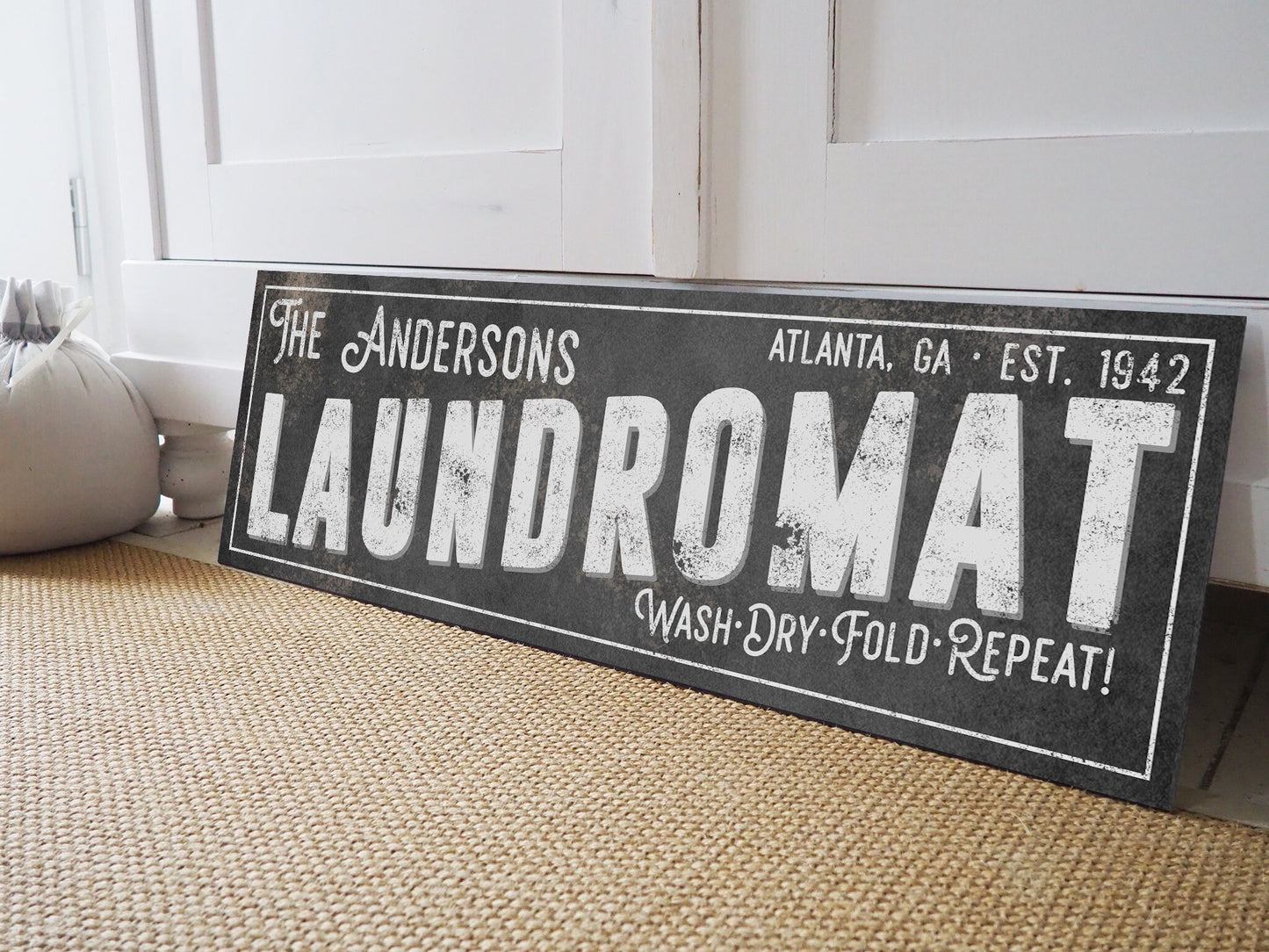 CUSTOM LAUNDROMAT SIGN