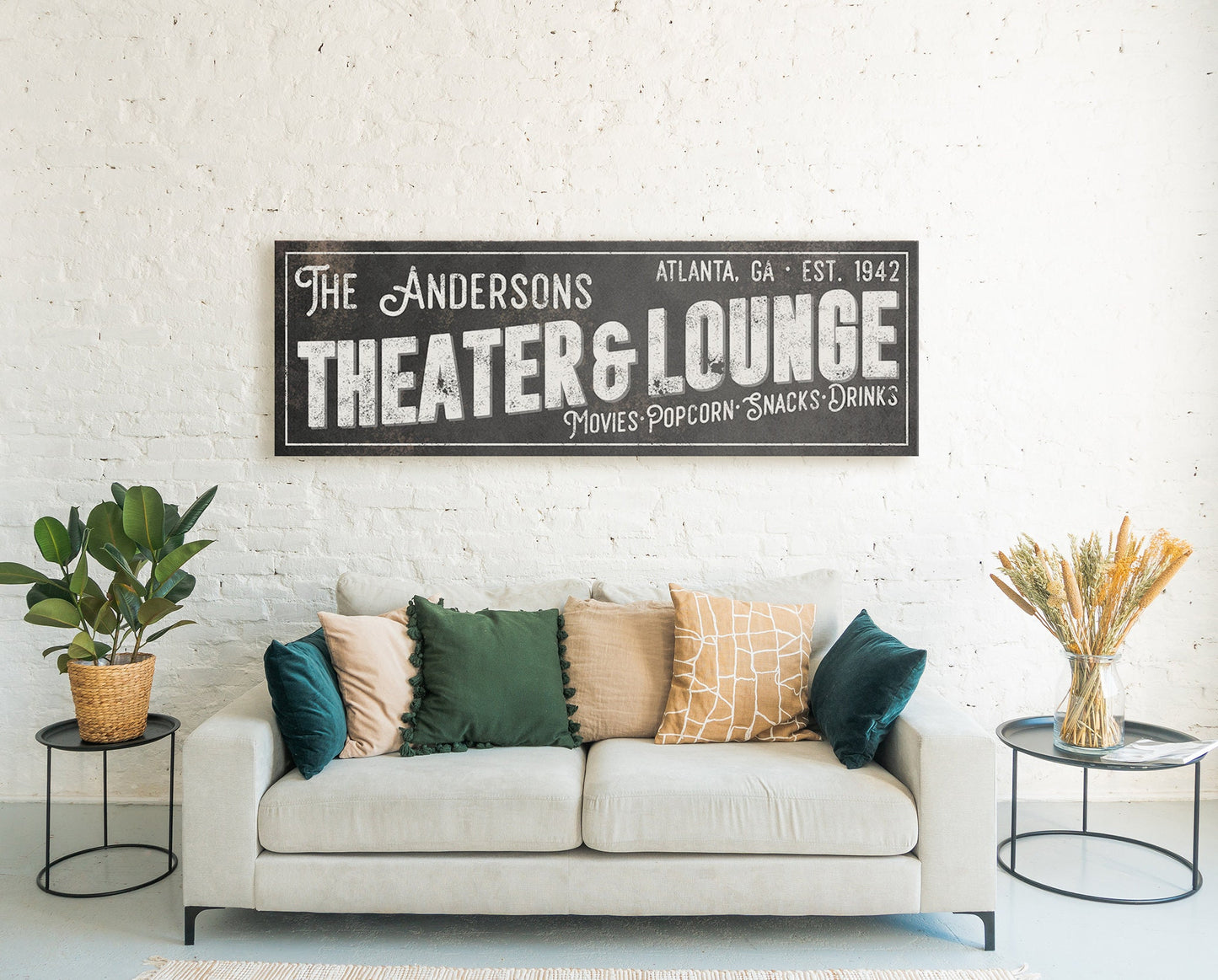 CUSTOM THEATER AND LOUNGE SIGN