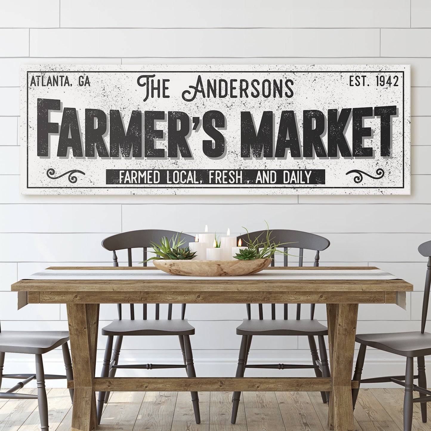 CUSTOM FARMERS MARKET SIGN