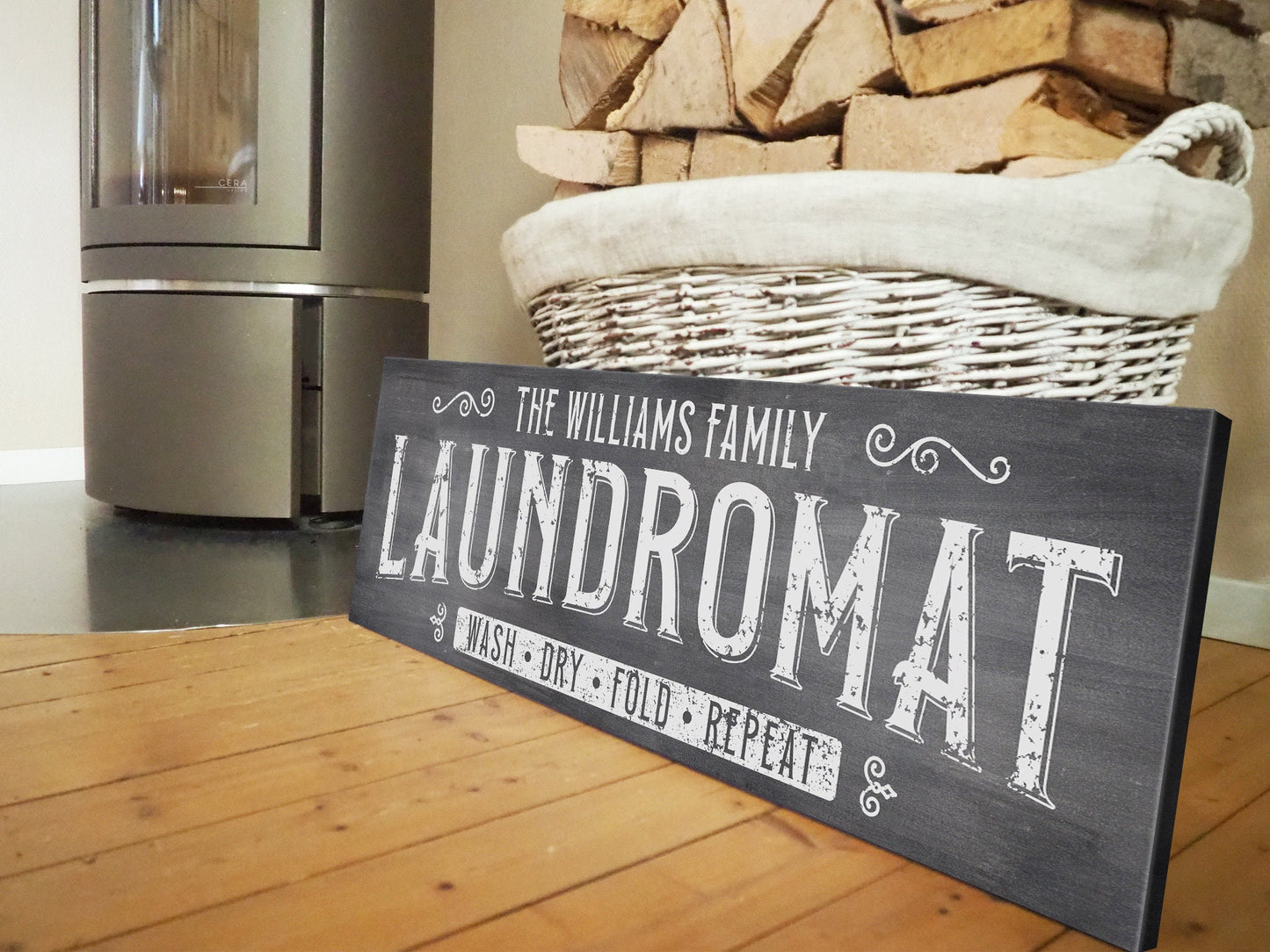 CUSTOM LAUNDROMAT SIGN