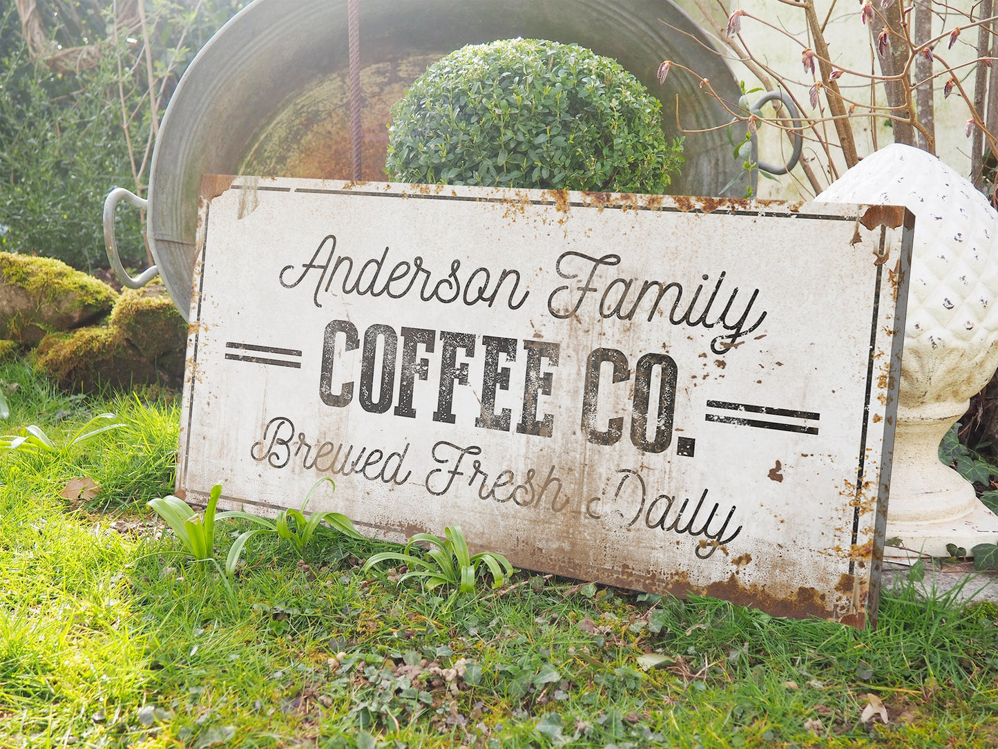 CUSTOM COFFEE BAR SIGN