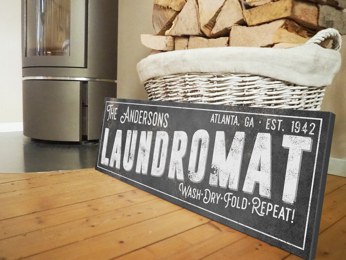 CUSTOM LAUNDROMAT SIGN