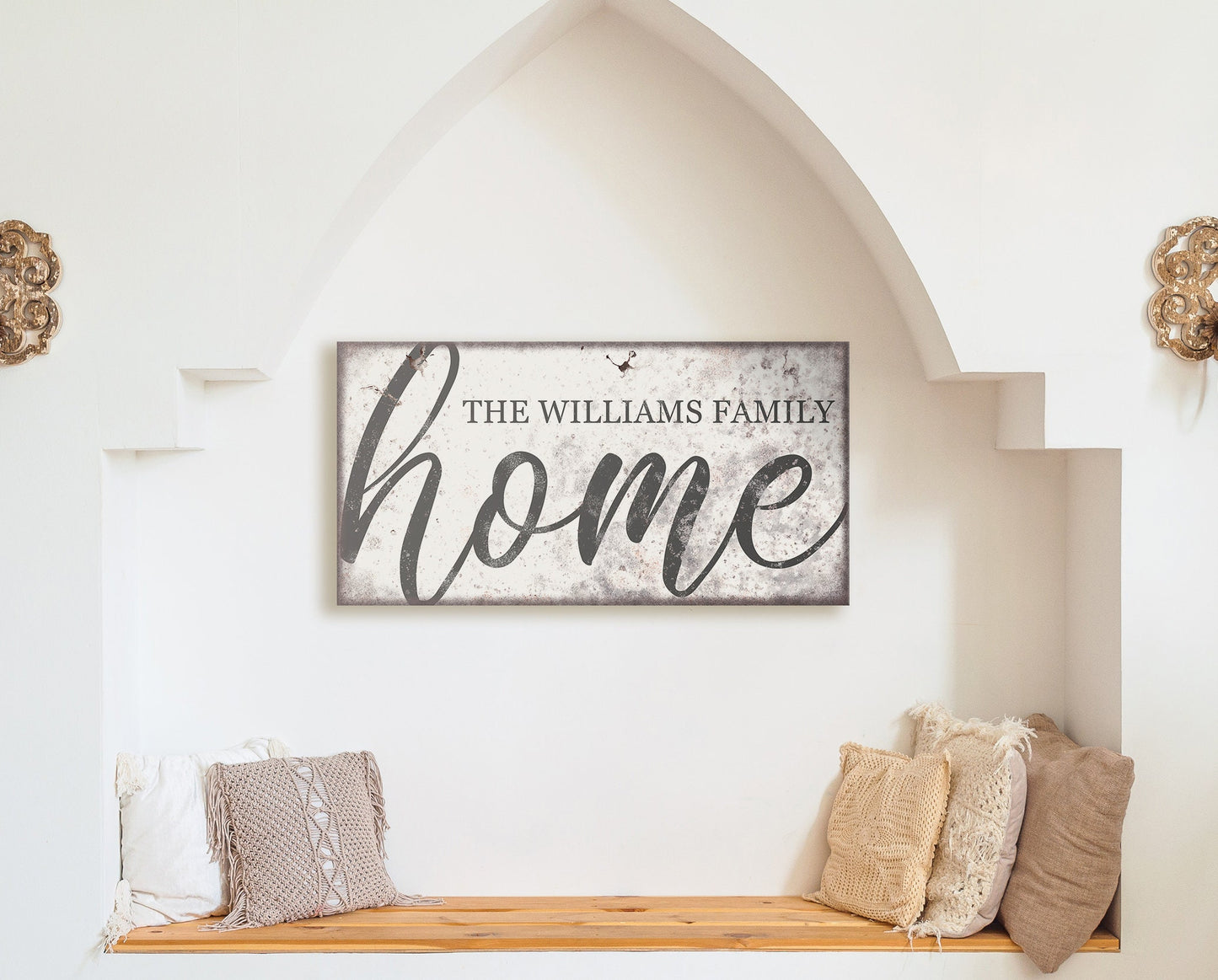 CUSTOM FAMILY NAME HOME SIGN