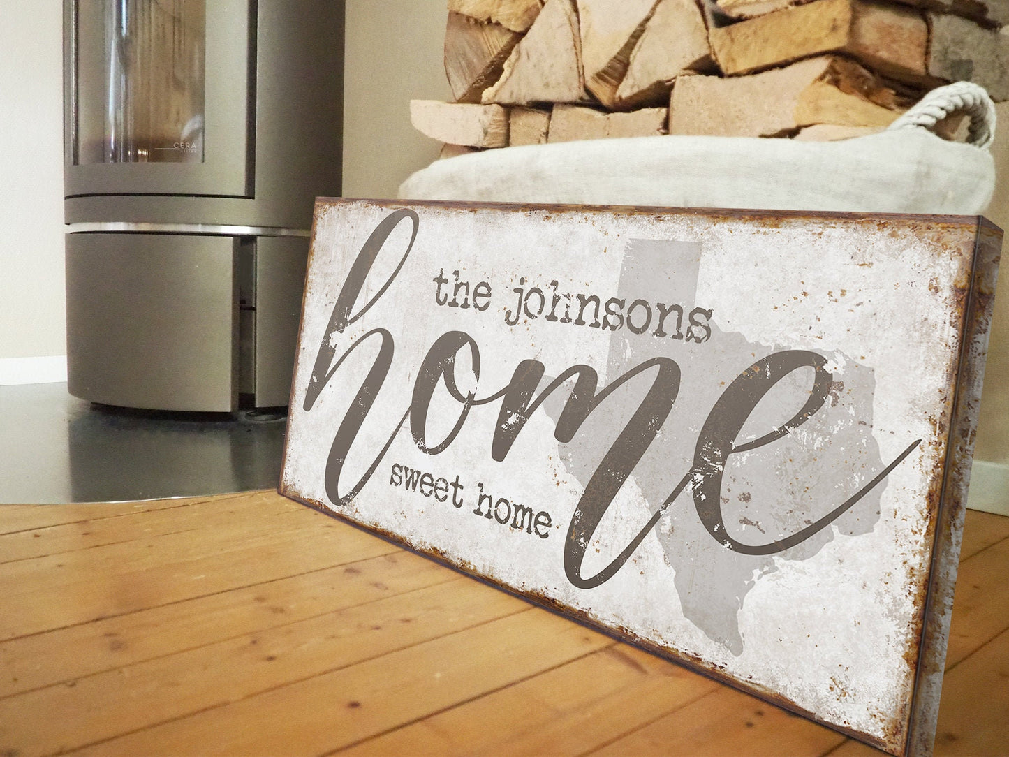 CUSTOM HOME SWEET HOME SIGN