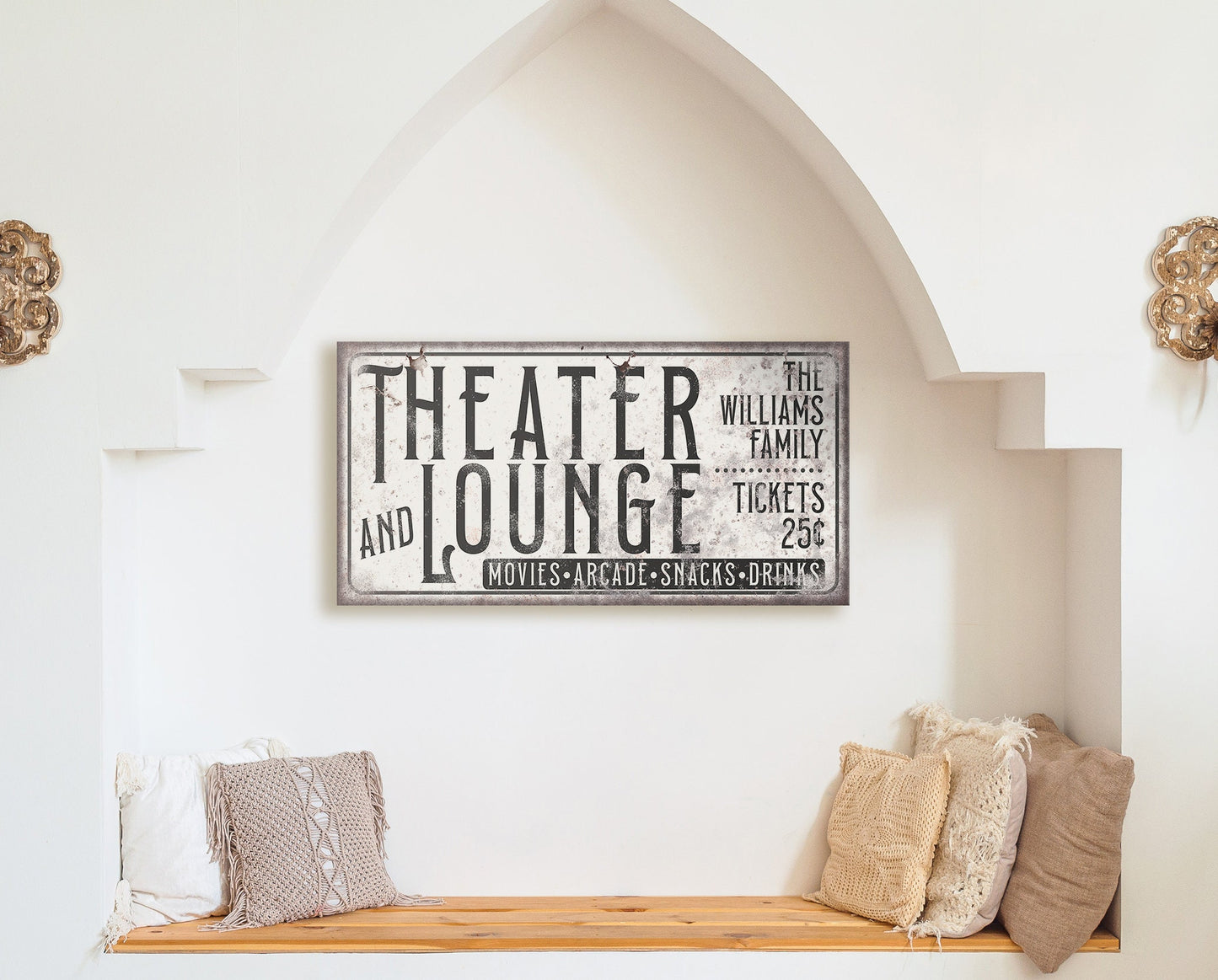 CUSTOM THEATER AND LOUNGE SIGN