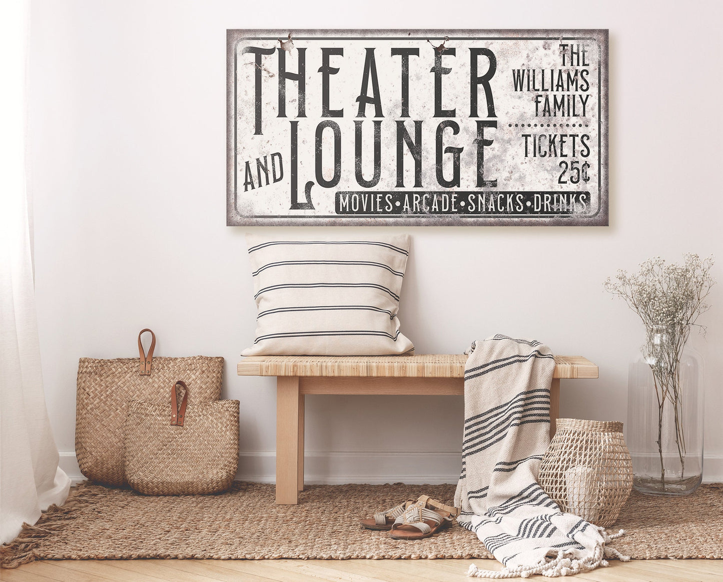 CUSTOM THEATER AND LOUNGE SIGN