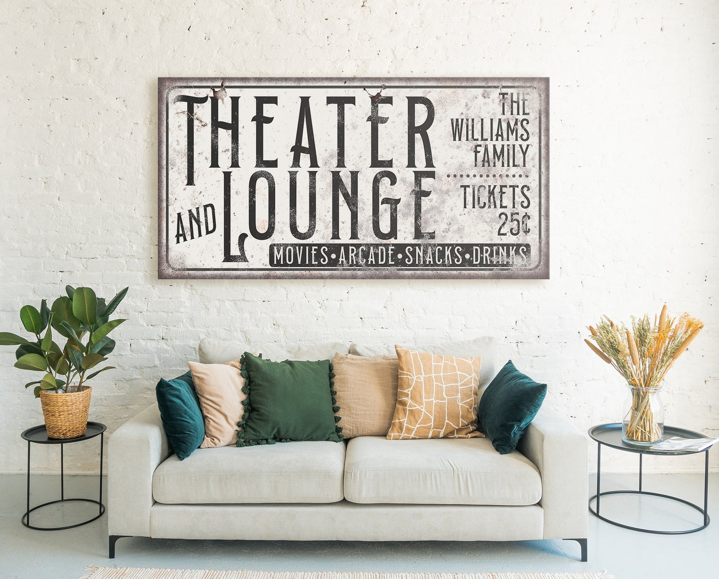 CUSTOM THEATER AND LOUNGE SIGN