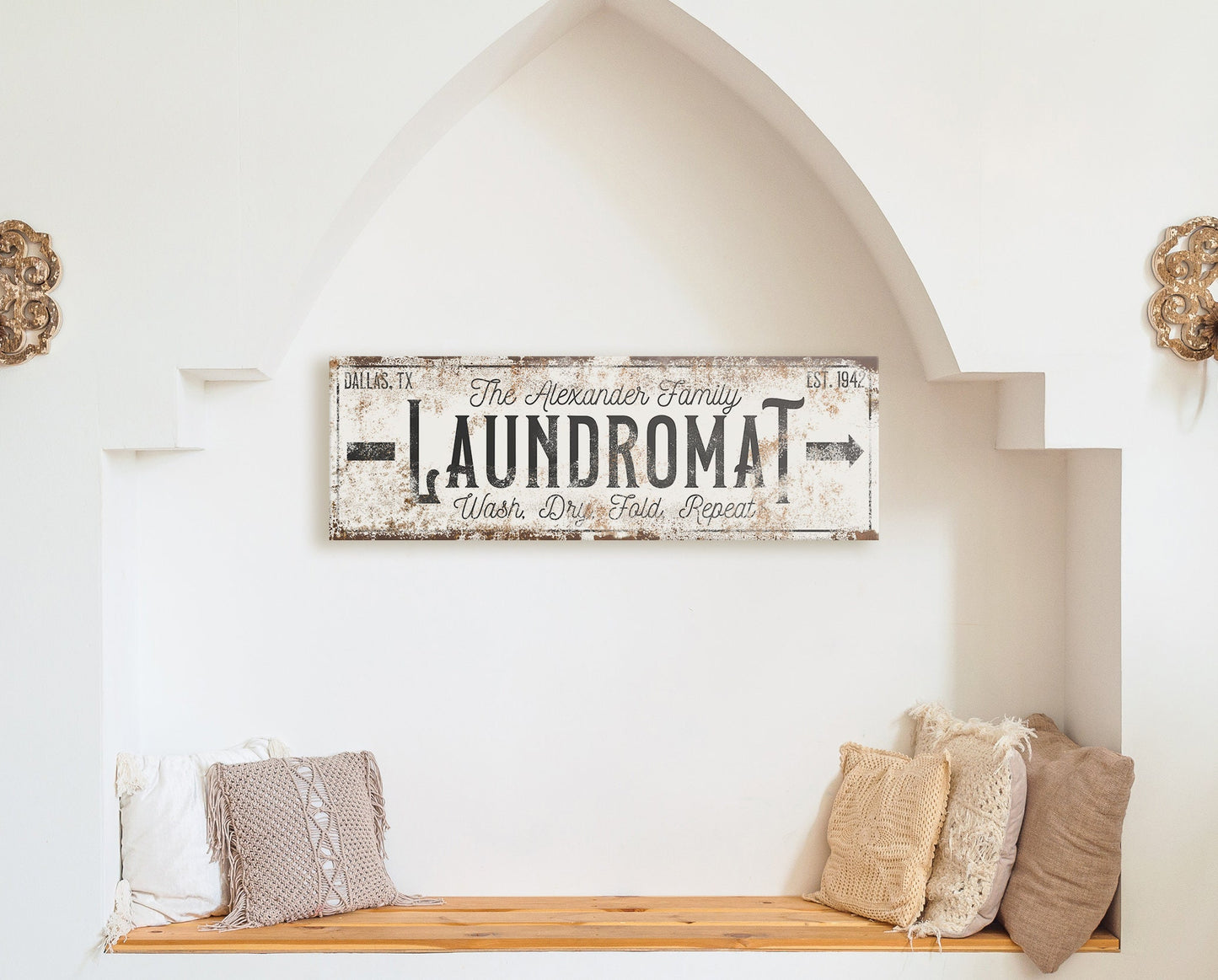 CUSTOM LAUNDROMAT SIGN