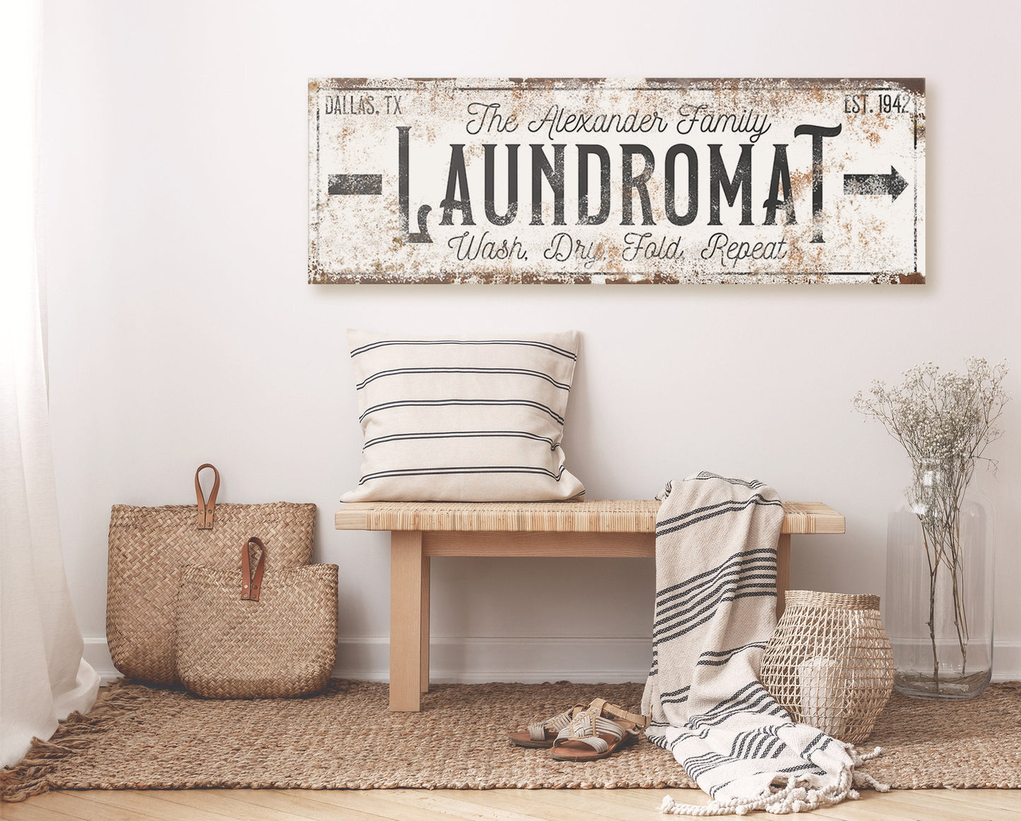 CUSTOM LAUNDROMAT SIGN